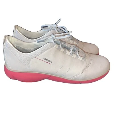 Geox Nebula Zapatillas - Off White Coral Rosa, Gran Regalo, Fitness Foto 1 de 4