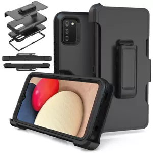 Funda blindada con clip para cinturón para Samsung Galaxy A03S A12/A53/A32/A13 5G - Imagen 1 de 17