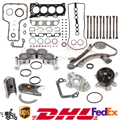 1ZZFE 1.8L ENGINE REBUILD OVERHAUL KIT FOR 2000-2008 TOYOTA COROLLA MATRIX DOHC - Image 1 of 2