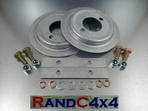 DA1215 Land Rover Defender Kit Base Sedile Molla Posteriore Zincato Inc Hold Down - Foto 1 di 1