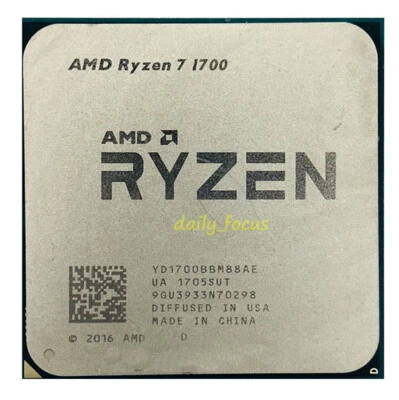 AMD Ryzen R7 1700 3.0GHz 8-Core Socket AM4 YD1700BBM88AE CPU Processor - Image 1 of 3