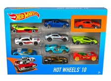 Hot Wheels 154213 Cars, Multi-Colour, Count 10 United Kingdom
