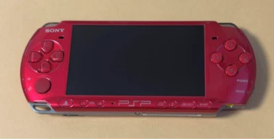 Sony PSP-3000 PSP 3000 Console Radiant Red Working Tested  - Image 1 of 4