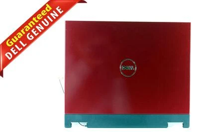 Original Dell Vostro 1320 13.3" LCD Tapa Trasera Conjunto Rojo Cereza U289J Foto 1 de 4