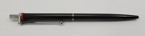 *B12) Vintage Rotring 700 Black Ballpoint Push Button Pen - Germany - Picture 1 of 13