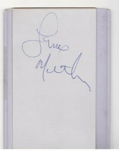 LANCE NETHERY SIGNED 3x5 INDEX CARD NHL AUTOGRAPH NY RANGERS EDMONTON OILERS - Picture 1 of 1