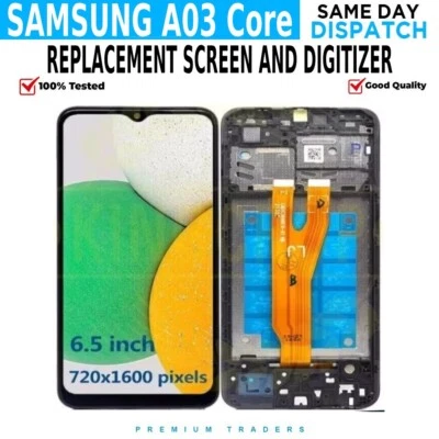 For Samsung Galaxy A03 Core A032 Touch Screen Display Digitizer Replacement UK - Image 1 of 4