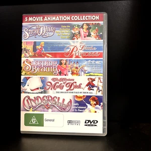 5 Movie Animation Collection DVD R0 VGC Pre-owned - Picture 1 of 3
