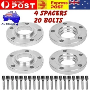 4PCS 20mm Hubcentric Wheel Spacers PCD 5x120 72.56 Bore For BMW E46 E60 E61 E90 - Picture 1 of 10
