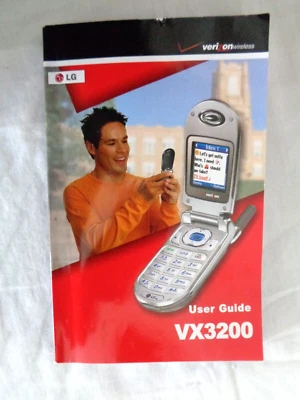 Verizon User Guide for VX3200 Phone (#6297). - Image 1 of 4
