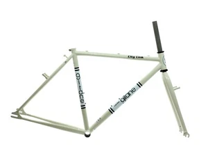 Gitane City Link/Bianchi San Jose Frameset 49cm Cream/White Single Spd Frame NEW - Picture 1 of 8