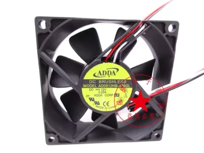 1PC ADDA 12V 0.25A AD0812HB-A76GL 8cm 8025 Dual Ball Case Cooling Fan - Image 1 of 4