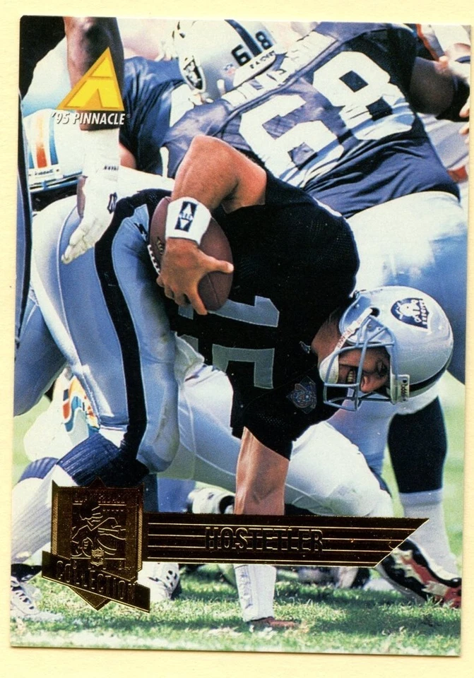 1995 Pinnacle Club Collection Jeff Hostetler football card #109 Oakland Raiders - Image 1 of 2