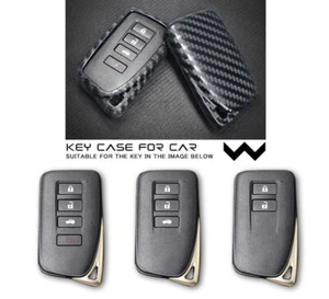 Remote Key TPU Soft Gel Case Cover Luxury NX GS RX IS ES GX LX RC Carbon Fiber - Bild 1 von 6