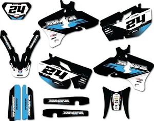 Yamaha WRF 250 2005 2006 Full custom graphics kit CHASE style stickers decals - Picture 1 of 8