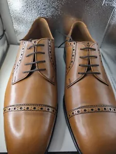 Nuevo Moral Code Newton Roble Cuero Puntera Hombre Talla 10.5 M Goodyear Zapatos Welted - Imagen 1 de 24