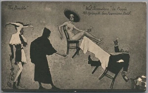 MAYNARD DIXON BAUBLE MURAL Defunct BOHEMIAN COPPA's CAFE SAN FRANCISCO c 1905 - Picture 1 of 2