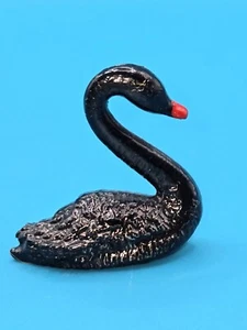 Vintage Metall Schwan, Tierfigur, Miniatur - Bild 1 von 3
