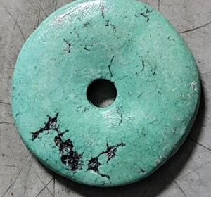 Turquoise peace buckle 绿松石平安扣 t5 - Imagen 1 de 4