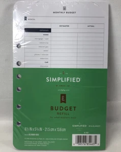 Simplified Budget Refill by Emily Ley - Picture 1 of 2
