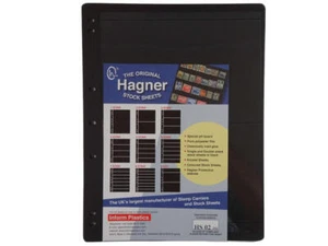 Hagner Stock Sheets Single Sided 2 Strip Packet of 10 Pages - Picture 1 of 3
