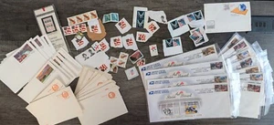 LOT Vintage Envelope Postcard Postage Stamps 1991 Rose Bowl 1978 1981 1988 1990 - Picture 1 of 11