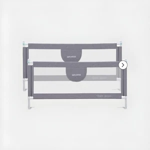 Riel de cama MBQMBSS para niños pequeños (longitud 77" ambos - paquete de 2) - Imagen 1 de 3