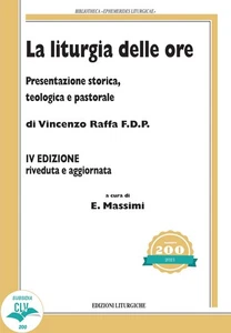 9788873672883 Liturgia delle ore. presentazione storica, teologi...astorale (la) - Bild 1 von 1