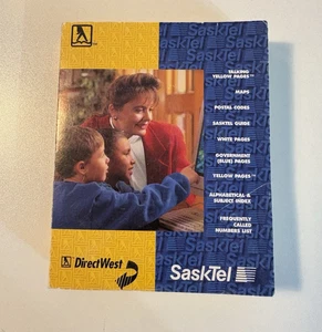 Sasktel DiretWest Yellow Pages Mini Novelty Notepad Canada Never Used - Picture 1 of 6