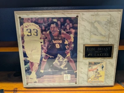  Placa coleccionable Kobe Bryant #8 Lakers - pieza de exhibición rara de colección Foto 1 de 4
