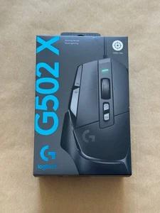 NEW LOGITECH G502 X WIRED GAMING MOUSE 910-006136 COLOR BLACK FAST SHIPPING - Picture 1 of 4