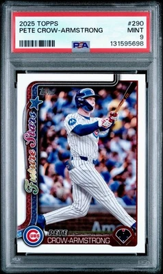 Pete Crow Armstrong Future Stars PSA 9 MINT Rookie 2025 Topps Chicago Cubs - image 1 of 3