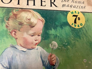 WW2 HOME FRONT  1940  MOTHER HOME  MAGAZINE  ILLUS  DUNKIRK ERA - Picture 1 of 24