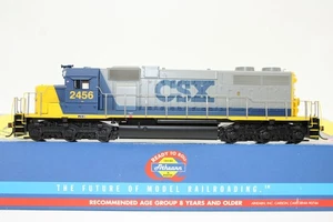 Athearn HO Scale CSX EMD SD38 Diesel Locomotive #2456 DCC Ready 93513 - Picture 1 of 15