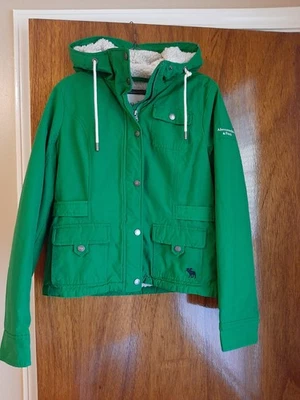 Abercrombie and Fitch Girls Medium Jacket Green  - Image 1 of 4