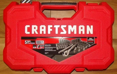 NIB. Craftsman Gunmetal Chrome Mechanics Tool Set CMMT82334 (NO RATCHET) - Image 1 of 4