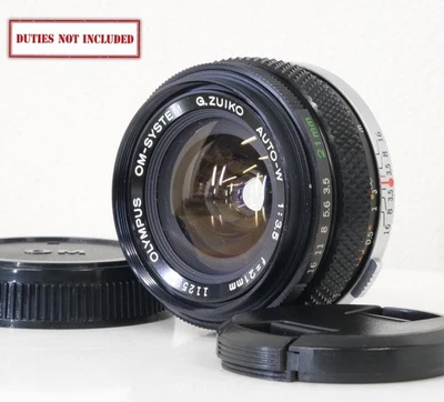 [Top MINT] Olympus OM-System Zuiko Auto-W 21mm f/3.5 Wide Angle Lens From JAPAN - Image 1 of 4