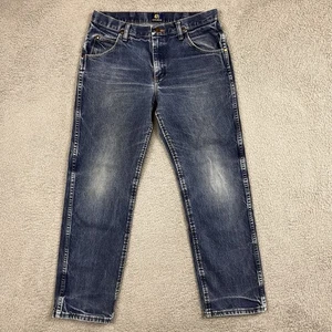 Wrangler Jeans Herren 47 MWZ Herren 32x29 Reg Fit Cowboy Cut Baumwolle Denim Whiskering - Bild 1 von 24