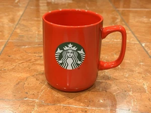 STARBUCKS 2022 HOLIDAY RED BRUSH STROKE GREEN MERMAID SIREN Coffee Mug 15 oz NEW - Picture 1 of 7