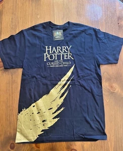 Harry Potter and the Cursed Child Parts T-Shirt Black Gold Adult Size Medium - Picture 1 of 7