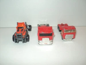 Konvolut 3 Semi Trucks Maßstab 1:64 Diecast Vintage Spielzeug Matchbox, Hot Wheels - Bild 1 von 5