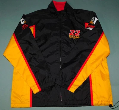 CHAQUETA DE CARRERAS DE GATOS DE COLECCIÓN RACING CHAMPIONS APPAREL WARD BURTON #22 NASCAR TALLA M Foto 1 de 4