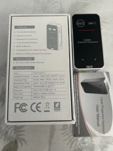 Laser Projection Keyboard Virtual Smartphone Tablet Laptop Bluetooth Wireless - Picture 1 of 4