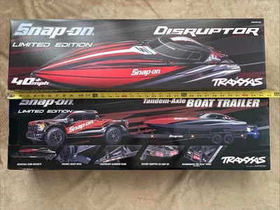 New SNAP-ON Tools Limited Edition TRAXXAS RC Disruptor Boat & Trailer - Image 1 of 4