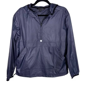 New Amazon Essentials Womens S Dusty Blue Pullover Packable Windbreaker Jacket - Picture 1 of 10