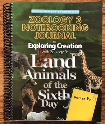 Apologia Exploring Creation with Zoology 3 Land Animals Notebooking Journal - Image 1 of 4