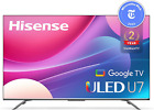 Hisense ULED Premium U7H QLED Series Class Quantum Dot Google 4K Smart TV 