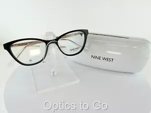 Nine West NW 5217 (001) BLACK 49-16-135 PETITE LADIES Eyeglass Frame - Picture 1 of 9