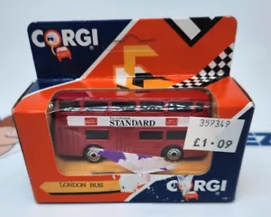 London Bus Double Decker pressofuso Corgi Juniors 1:64 J20/2 1990 nuovo con scatola - Foto 1 di 4