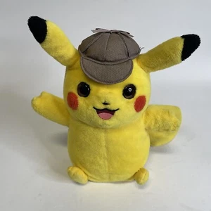 Detective Pikachu Pokemon Plush 2019 Works Wicked Cool Toys Moving Ears - Picture 1 of 7